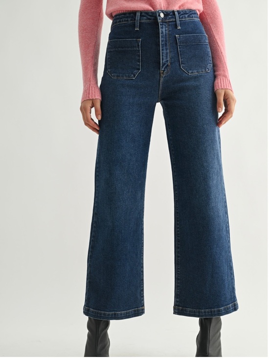 Just Black Denim - JBD Micro Patch Pocket Wide Leg Denim NWT